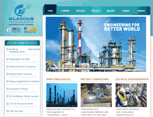 Tablet Screenshot of gladius-technologies.com